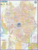 Mapa Geo Político Rodoviário Da Cidade De Curitiba 120 X 90 Cm