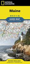 Mapa Guia National Geographic de Maine à Prova d'Água Mapa Guia National Geographic de Maine à Prova d'Água