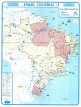 Mapa Histórico - Brasil Colonial II - COM SUPORTE - Bia Mapas
