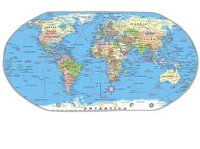 Mapa Mundi Atualizado - Politico Escolar