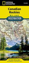 Mapa National Geographic das Montanhas Rochosas Canadenses com Guia de Destinos Mapa National Geographic das Montanhas Rochosas Canadenses com Guia de Destinos