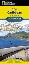 Mapa National Geographic Destino Caribe Impermeável Mapa National Geographic Destino Caribe Impermeável