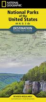 Mapa National Geographic dos Parques Nacionais dos Estados Unidos Mapa National Geographic dos Parques Nacionais dos Estados Unidos