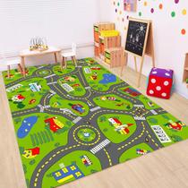 Mapa rodoviário antiderrapante da cidade Playmat TRHEAVNIC 200x150cm