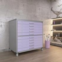 Mapoteca 10 Gavetas Map10 120,4cm X 122,3cm Aço