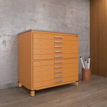 Mapoteca 10 Gavetas Map10 120,4cm X 122,3cm Aço