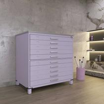 Mapoteca 10 Gavetas Map10 120,4cm X 122,3cm Aço