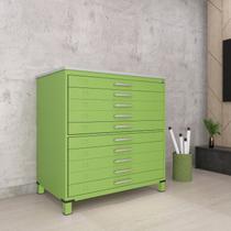 Mapoteca 10 Gavetas Map10 120,4cm X 122,3cm Aço