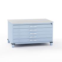 Mapoteca em Aco 05 Gavetas Pandin Azul Dali Mapoteca em Aco 05 Gavetas Pandin Azul Dali