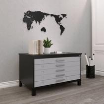 Mapoteca Mont 5 Gavetas 71,3cm X 120,4cm Aço
