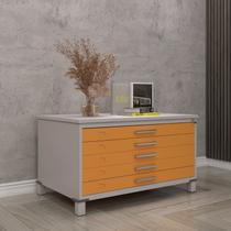 Mapoteca Mont 5 Gavetas 71,3cm X 120,4cm Aço