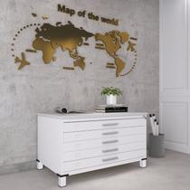 Mapoteca Mont 5 Gavetas 71,3cm X 120,4cm Aço