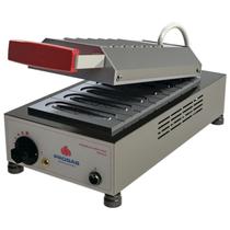 Maq.de Crepe No Palito Elétrica 6Cavidades Prk06 Progás 127v Maq.de Crepe No Palito Elétrica 6Cavidades Prk06 Progás 127v