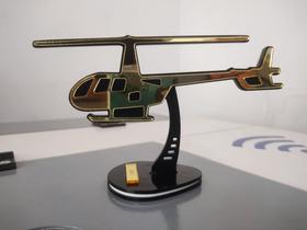 Maquete de Aviação em Acrílico R44