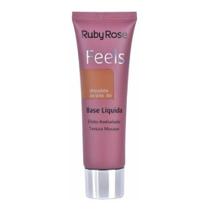 Maquiagem Base Líquida Feels Chocolate Ao Leite 80 Ruby Rose