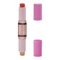 Maquiagem Blush & Highlight Stick Revolution Coral Dew 4,3 g