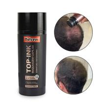 Maquiagem Capilar Pó Queratina Cobre Falhas 25g Preto Yelsew Masculino Cabeleireiro Barbearia Calvo Cabelos Hair