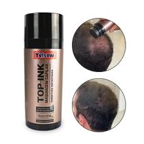 Maquiagem Capilar Queratina Cobre Falhas 25g Castanho Yelsew Masculino Barbearia Cabeleireiro Calvo Cabelos Hair