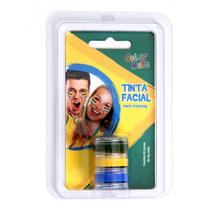 Maquiagem Copa Tinta Facial 3 Cores Color Make