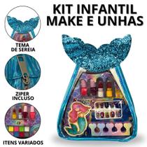 Maquiagem Infantil Antialérgica Make De Criança Maquiagens De Crianças Estojo de Makes Menina - Nibus