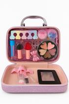 Maquiagem Infantil com maleta e Acessórios - Kit Completo com Sombras, Batons e Pincéis Maquiagem Infantil com maleta e Acessórios - Kit Completo com Sombras, Batons e Pincéis
