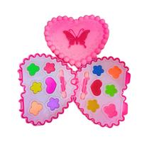 maquiagem infantil coração brinquedo infantil para menina com sombra sai com agua presente festa maquiagem infantil coração brinquedo infantil para menina com sombra sai com agua presente festa