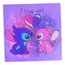Maquiagem Infantil Paleta Sombra Lilo Stitch Menina Cores Vibrantes Stitich Angel Com Espelho