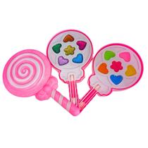 maquiagem infantil pirulito brinquedo infantil para menina com sombra sai com agua presente festa