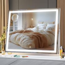 Maquiagem LED Vanity Mirror Hasipu 19,6 x 15,7 cm 3 modos de cores