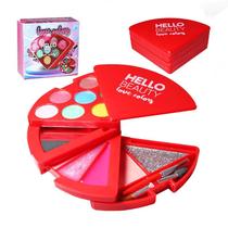Maquiagem Pizza Teen 8 Sombras e Espelho Maquiagem Teen Coração 9 Sombras e Espelho - Hello Beauty