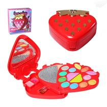 Maquiagem Teen Morango 12 Sombras e Espelho- Hello Beauty Love Color