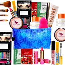 Maquiagens E Pincéis Necessaire Kit Delineador Pele Clara