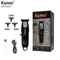 Maquina 100% Original Kemei KM-PG233 de Barbear Profissional Corte Cabelo E Barba