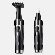 Máquina 2 em 1 Ideal Para Depilação Completa De Barba E Nariz