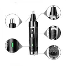 Máquina 2 em 1 Leve Ideal Para Aparar Nariz Axilas