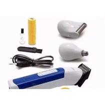 Máquina 3 In 1 Nova Corta Cabelo Barba E Nariz Pelos