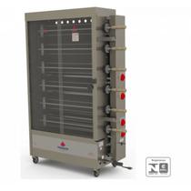 Máquina 30 Frangos Progás 6 espetos A Gás Queimador Tubular PR-634 Máquina 30 Frangos Progás 6 espetos A Gás Queimador Tubular PR-634