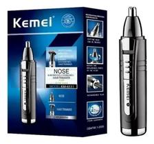 Máquina Acabamento Barba Cabelo Tirar Pelos Nariz Orelha 2 em 1 Kemei Original