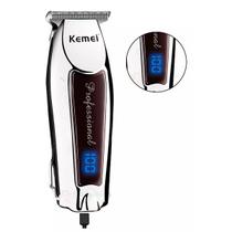 Maquina Acabamento Barba Km-9164 Profissional Kemei Aço InoxAparador De Pelo Kemei Km-9164 Preto 110v/220v