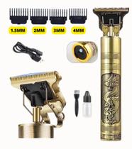 Maquina Acabamento Cabelo Barba Detalhe Recarregável Sem Fio 1500ma Maquina Acabamento Cabelo Barba Detalhe Recarregável Sem Fio 1500ma