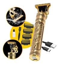 Maquina Acabamento Profissional Cabelo, Barba e Pelos Sem Fio Bivolt Trimmer Suit Dourada Maquina Acabamento Profissional Cabelo, Barba e Pelos Sem Fio Bivolt Trimmer Suit Dourada