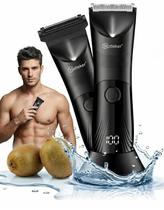 Máquina Aparador Corporal Masculino Sem Fio Barba Corpo Íntimo USB Profissional