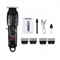 Máquina Aparador de Pêlo Cabelo Painel LED Kapbom KA-3696 Máquina Aparador de Pêlo Cabelo Painel LED Kapbom KA-3696