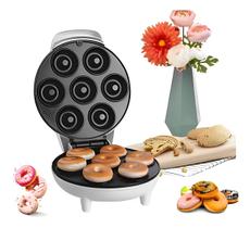 Máquina Assar 7 mini Donuts Rosquinhas Antiaderente 220v