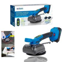Máquina Assentar Porcelanato Piso Elétrico 02 Baterias de 21V com 10000mAh Acabamento Profissional Máquina Assentar Porcelanato Piso Elétrico 02 Baterias de 21V com 10000mAh Acabamento Profissional