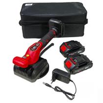 Maquina Assentar Porcelanato Pisos Vibradora Ventosa 2 Baterias Potente e Carregador Case Transporte