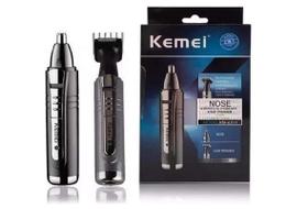 Maquina Barba Kemei Nariz Sobrancelha Cabelo Recarregável Km6511