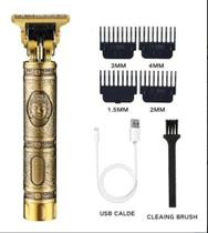 Maquina Barbeador Aparador de Pelos Retro Buda Gold Daling Maquina Barbeador Aparador de Pelos Retro Buda Gold Daling