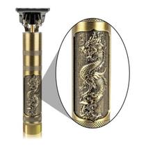 Maquina Barbeador Elétrico para Acabamento Desenhos Detalhes Pezinho de Cabelo Pelos USB Buda ou Dragão