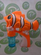 Máquina Bolha Automática E Musical Formato Peixe Palhaço